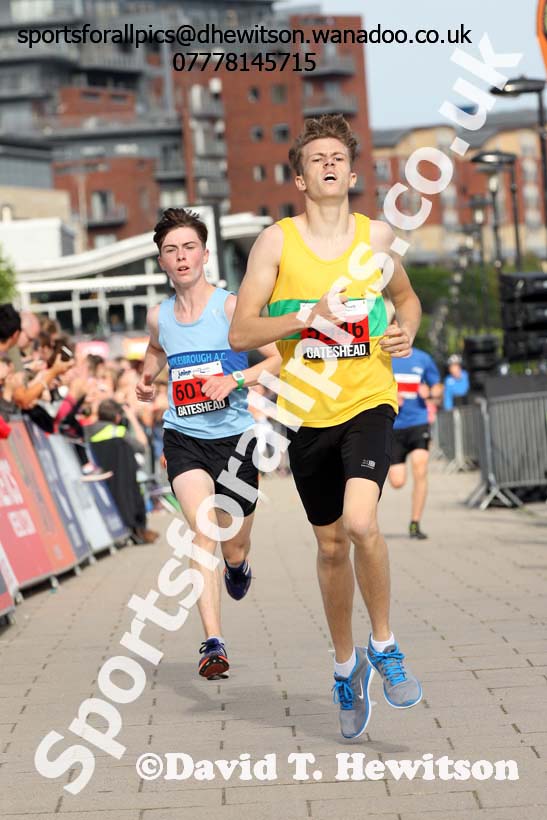 Boys Junior Great  North Run, Newcastle/Gateshead. Photo: David T. Hewitson/Sports for All Pics